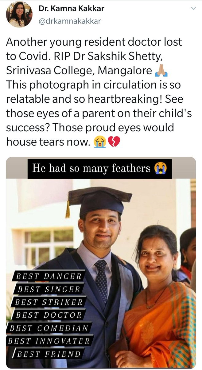 Geeky_Foodie's tweet photo. Before you fall prey to rumour mongering, mistrust and unscientific agendas, look at these brilliant young selfless gems that we have lost in just the last 3 days. 

It took a lot of effort to even write this but PLEASE OPEN YOUR EYES. 
And 
Keep then in your prayers 🙏🏼 https://t.co/eXmKnXNm4C