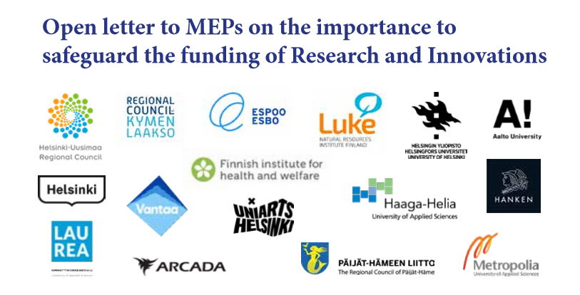 Members of Helsinki EU Office ask European Parliament to take the possible steps to generate additional funding for Horizon Europe. 

Full letter: helsinki.eu/open-letter-fr…