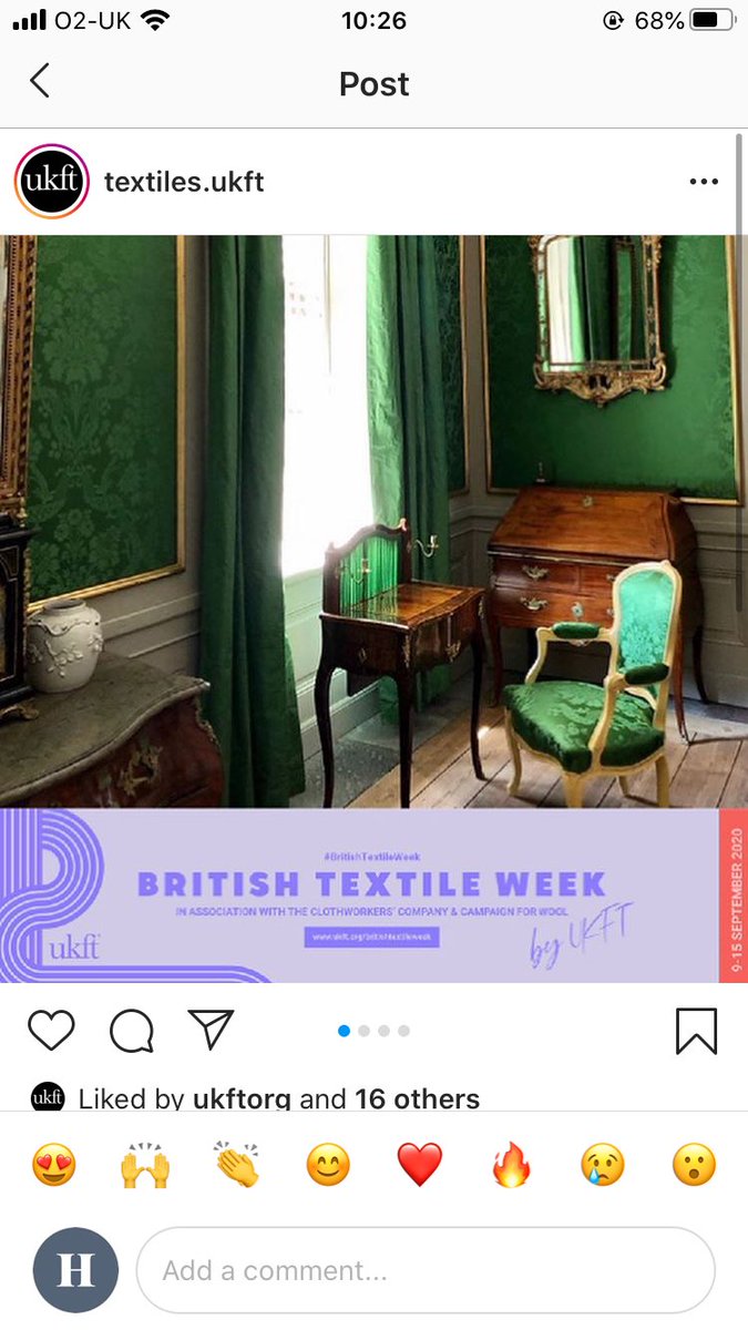 humphriesweave's tweet photo. Have you been following #britishtextileweek? The event Run by the @UKFTorg showcases UK manufacturing, to find out more click here: https://t.co/3iFTxr11qS. It’s great to see so many wonderful fabrics produced on our doorstep! #ukmanufacturing #woveninengland https://t.co/r0GeL8wib9