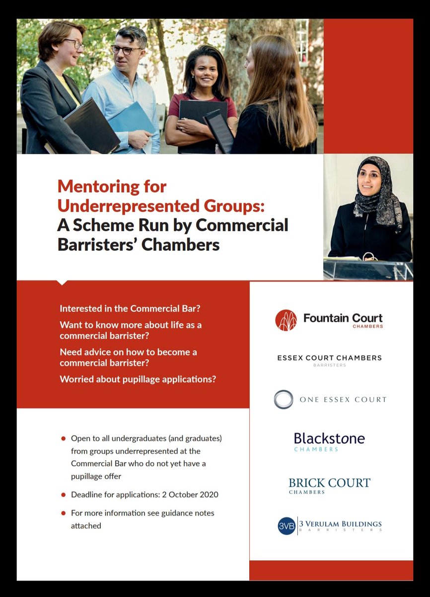 Bristol_Equity's tweet photo. We highly recommend for you to check out this mentorship opportunity available to people from underrepresented groups. Open to both law and non-law students. 

Read through for guidelines including eligibility criteria and more.

#bristolequity #uweequity #uwebristol https://t.co/bZv1DVC1fD