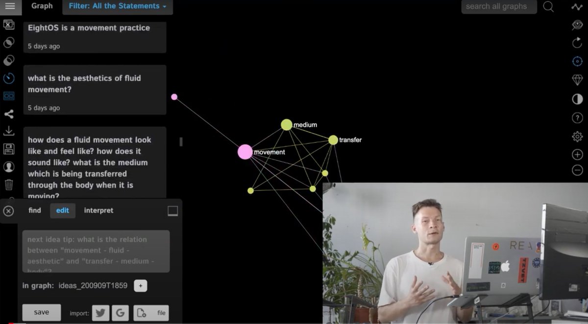 noduslabs's tweet photo. Check out how you can use #infranodus to brainstorm and to generate new ideas around a certain topics in this new video tutorial: https://t.co/ism3Y721TL

#insight #ideas #thinkingtools #networkthinking #systemsthinking #ideation https://t.co/r9teEpFuAC