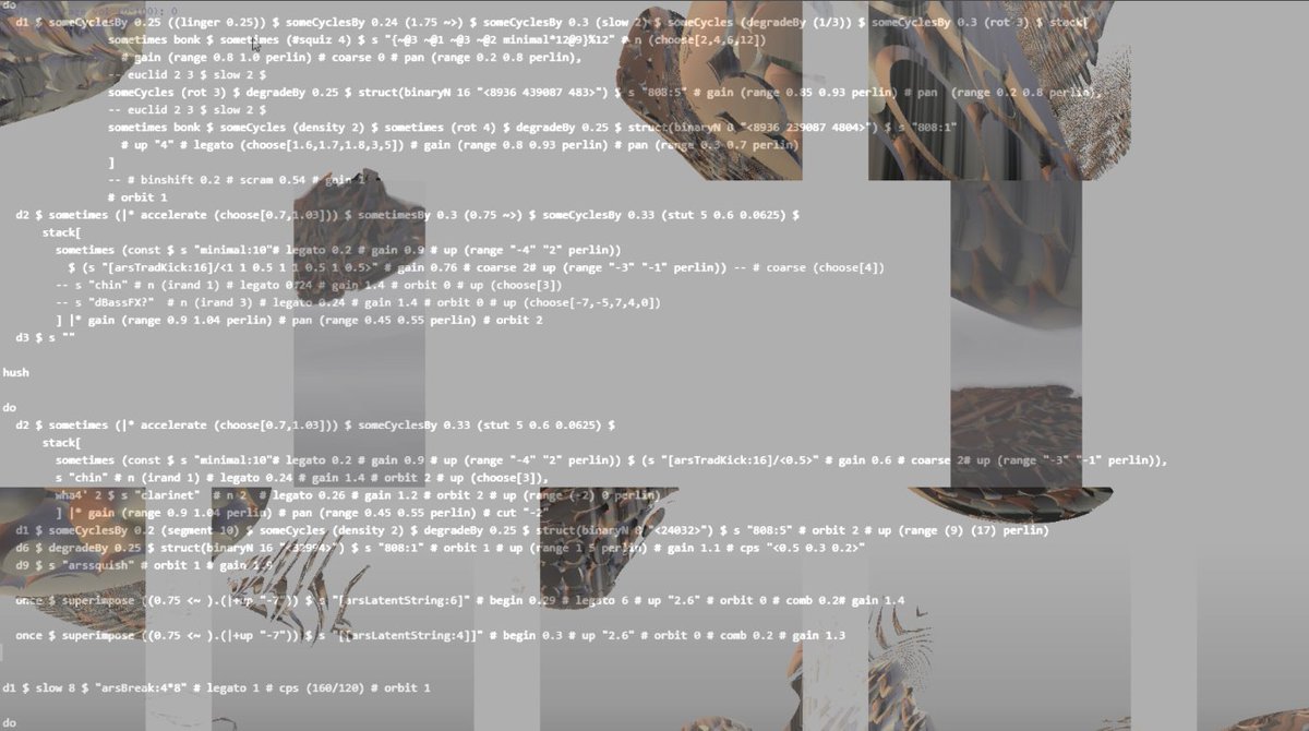 setofarsonist's tweet photo. ░t░h░i░s░ ░S░a░t░ 9/19 on @currents_fm COMMONS @ToplapMx + @csmcsnd bring you a heavy hitting lineup of MX &amp; US algorithmic artists -- @CNDSD_ @rrrrodrrrrigo @santiagoitzcoat @spednar @nancydr0ne @kindohm @ganttworks @2xmono  + more🤯preview of my A/V set below✨ https://t.co/hJbrHi84qN