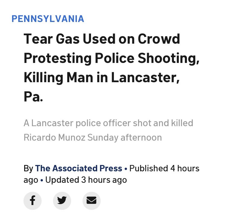 And by the time the dust has settled and the damage has been surveyed by the “protestors,” the situation that led to it has been all but forgotten. Here’s  @AP again and  @PennLive