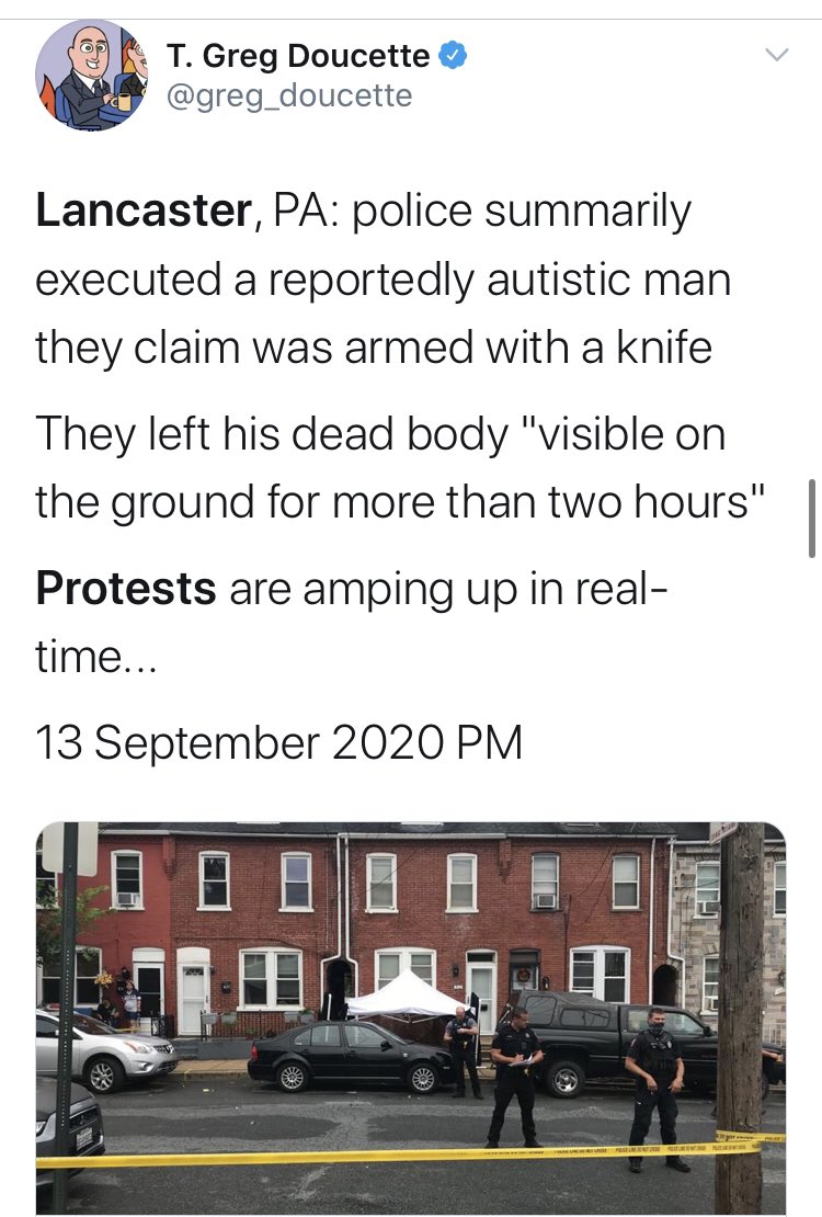 And the usual arsonists jumped on the pile. It is absolutely impossible to look at the bodycam video and conclude that the “police summarily executed” anyone,  @greg_doucette.