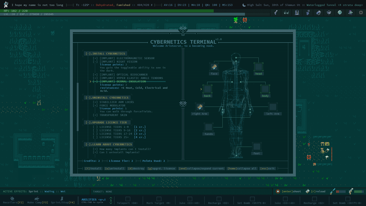 UI Design Log 2: #CavesOfQUD [Cybernetics Terminal]
Best view at 1080p resolution.

#UI #uidesign #indiegames #IndieGameDev #gamedev #gamedeveloper