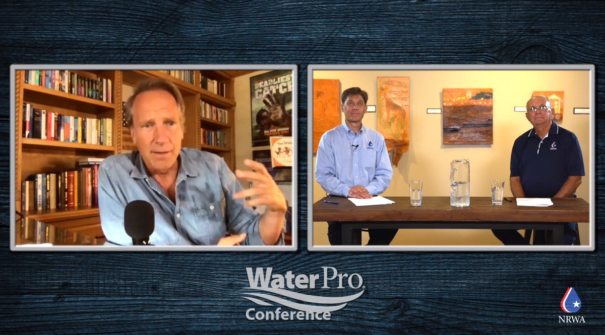 WaterlyApp's tweet photo. Listened to @mikeroweworks as he talks w/NRWA leadership. "There's a thin line between all of us &amp; oblivion; it chokes me up when I think of the part of our workforce that is the most important and the least appreciated. They happen to be one and the same." #ruralwater #dirtyjobs https://t.co/r47jiri82Q