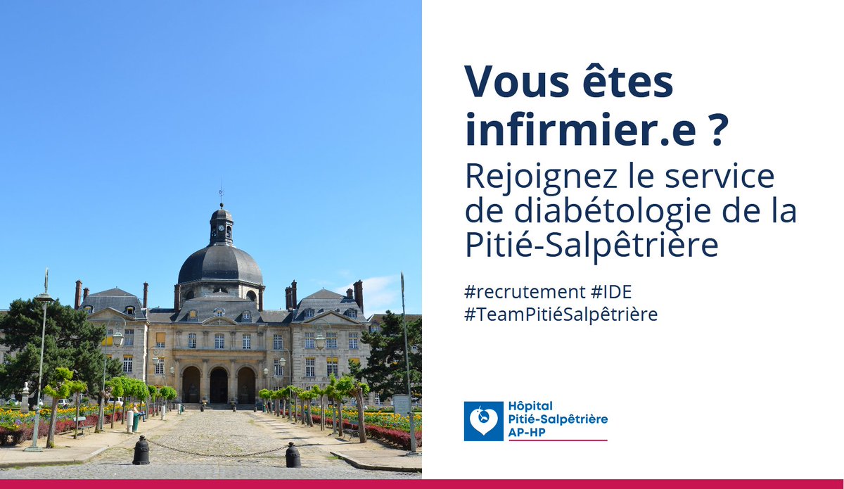 Hopital Pitie Salpetriere Ap Hp On Twitter Recrutement Construisez Avec Nous La Suite De Votre Parcours Professionnel En Rejoignant Le Service De Diabetologie De La Pitiesalpetriere Aphp Pour Postuler Catherine