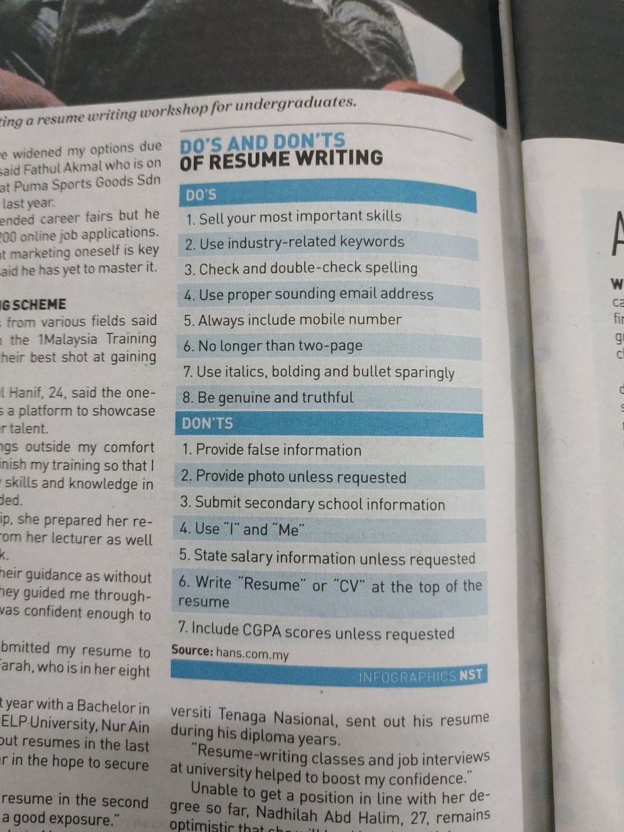 aaizatnizam's tweet photo. Don't put cgpa in resume. Patut la tak dpt kerja 😂 just kidding https://t.co/7sh0l50UBg
