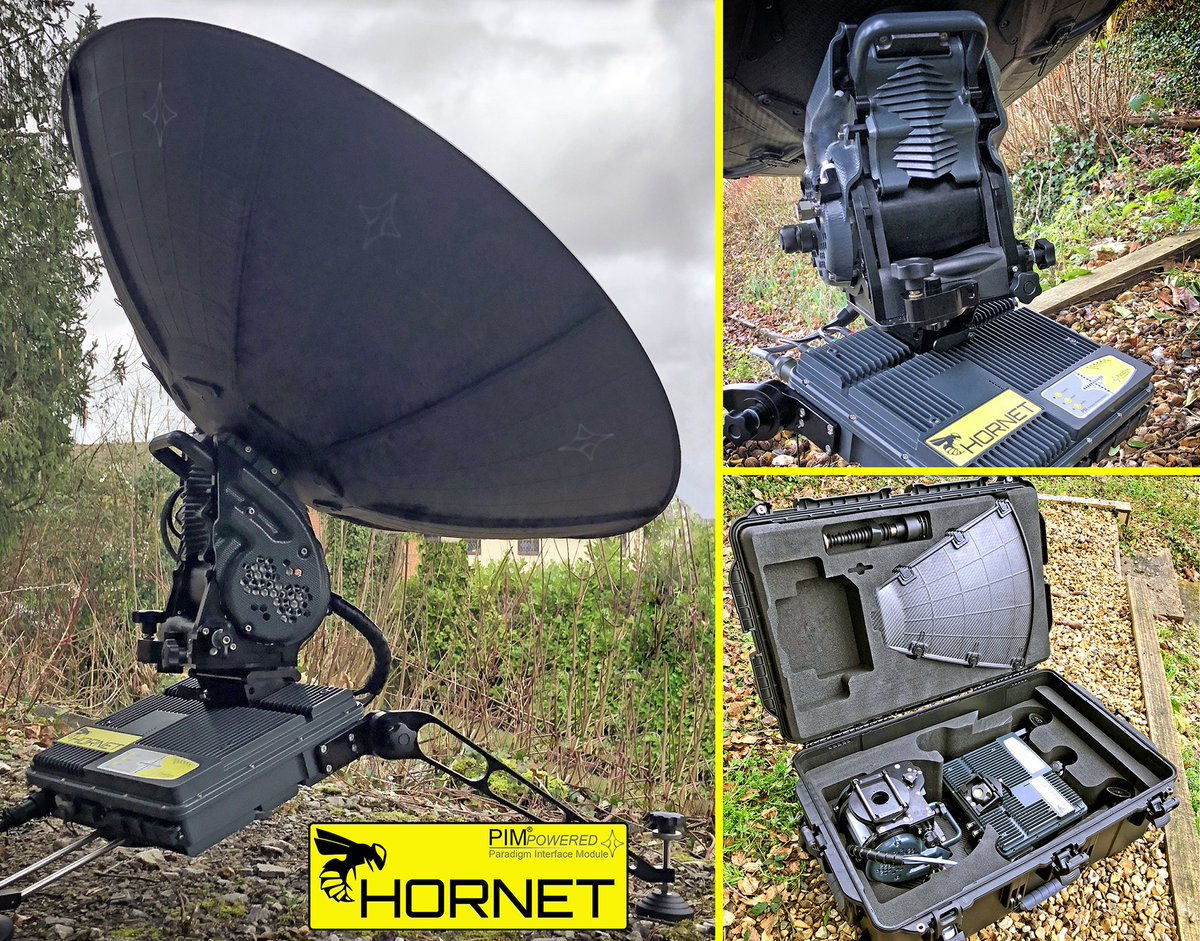 paradigmcomms's tweet photo. Our compact and rugged HORNET100 is available for operation on Inmarsat's Global Xpress network as a highly efficient Land group 2 terminal #makingsatcomsimple #pimpowered #inmarsat
@InmarsatGlobal 
https://t.co/pHGIVkolTG https://t.co/f4ULgYTfCA