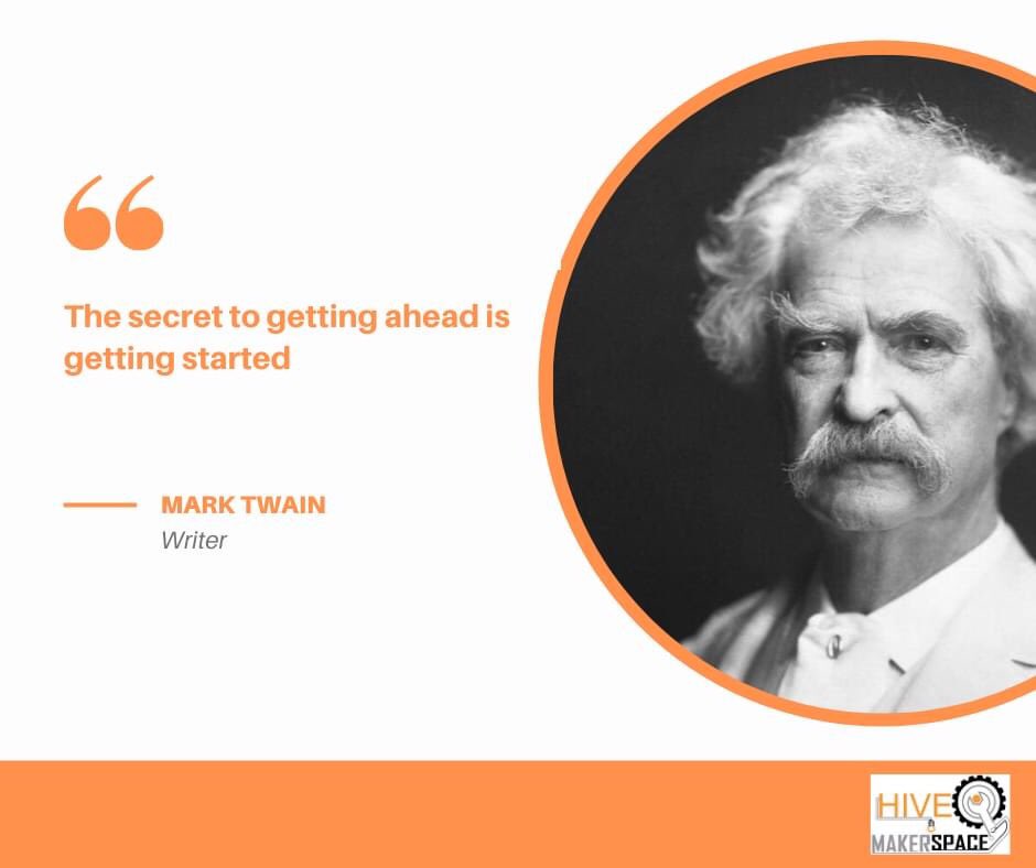 The secret to getting ahead is getting started.
#MondayMotivation #inovation #hivetribe