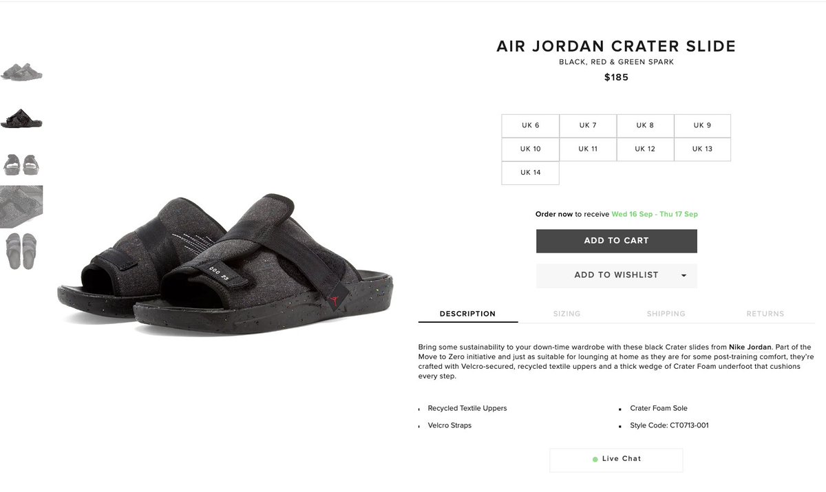 jordan slides canada