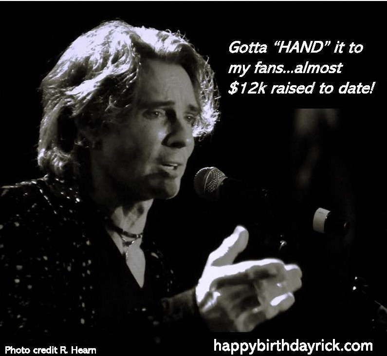 RSBDAY's tweet photo. Almost to $12k raised ($11,884.71) with almost 2 weeks left! Let's do this! https://t.co/3xF0tJ13dH
@rickspringfield @LindaBlairWF #RSBDAY2020 https://t.co/9K4wf4oVLC