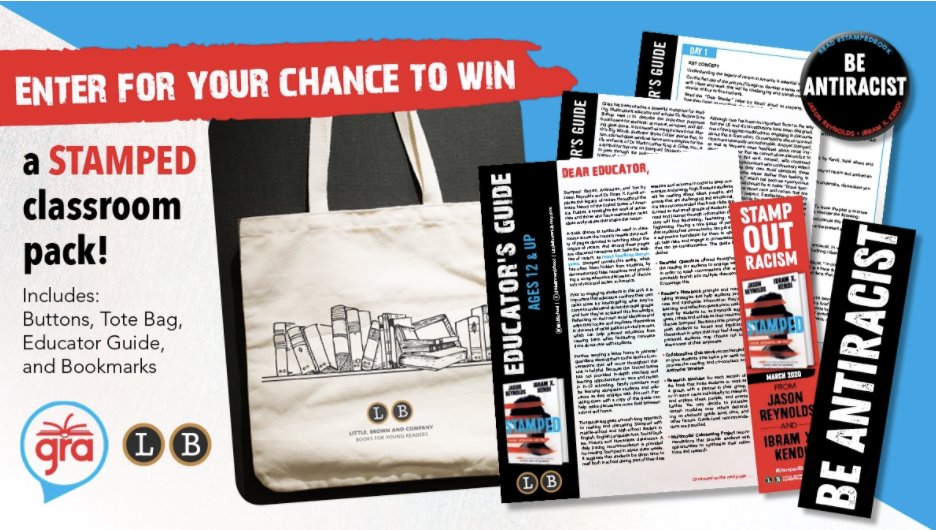 follettcontent's tweet image. The @globalreadaloud is taking place October 5-November 13. 

@lbschool and @pernilleripp are teaming up to read “Stamped” by @JasonReynolds83 and @DrIbram. They’ve partnered with @HachetteBooks for a giveaway, too. Learn more: bit.ly/2Fycrl6

#GlobalReadAloud #Literacy