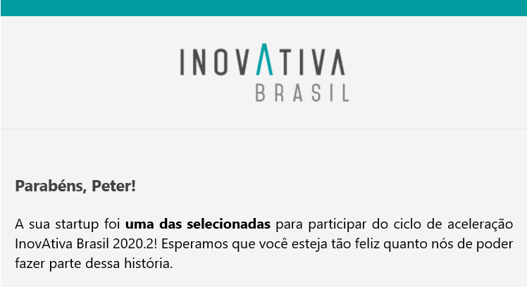 petersmello's tweet photo. Estávamos ansiosos por uma resposta! E ela chegou nesta sexta-feira! A Dyress Corp foi aprovada para o Segundo Ciclo InovAtiva 2020. https://t.co/4qSe5oQPRu