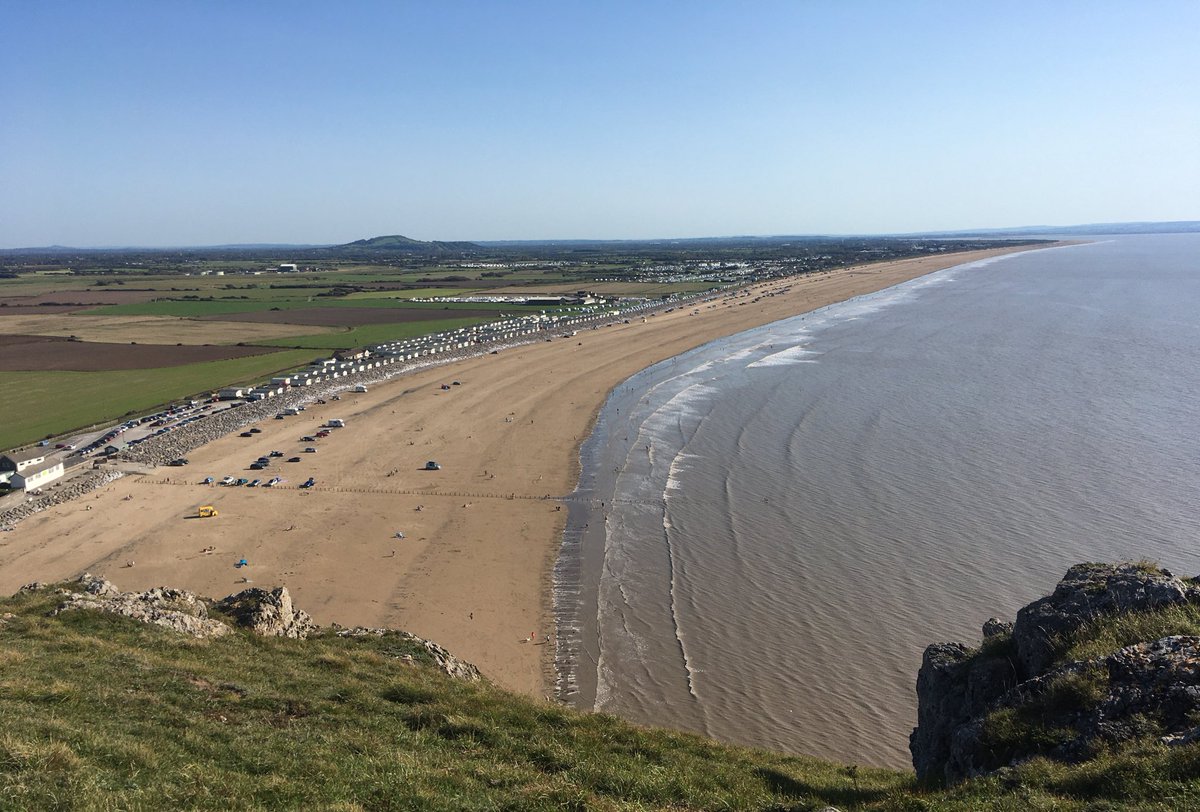 mrwanger's tweet photo. A good afternoon to be working on Brean Down. https://t.co/k12TkwPJS5