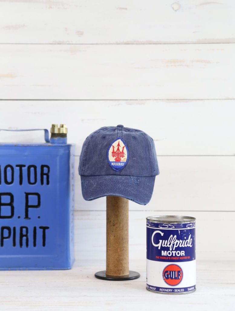 <a href="/wyattsgarage/">wyattsgarage</a> #wyattsgarage #maserati #cars WG Distressed Hat with Vintage Maserati Patch buff.ly/3hu03A2