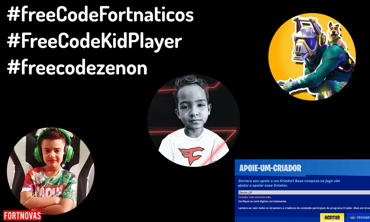 FortNovas's tweet photo. Ainda não sabemos o motivo pelo qual eles perderam seus códigos de apoiadores, mais eu entendo que eles precisam muito do código de apoiador, o dinheiro do código ajuda muito as pessoas e talvez sejam o sustento da família!
#freeCodeFortnaticos #FreeCodeKidPlayer
#freecodezenon https://t.co/g1g1swJH4y