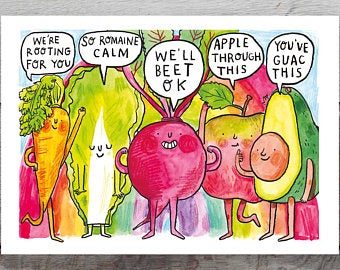 KarmycBazaar's tweet photo. Veggie encouragement haha. Happy #mondaypunday! https://t.co/TCgm1vOYAV