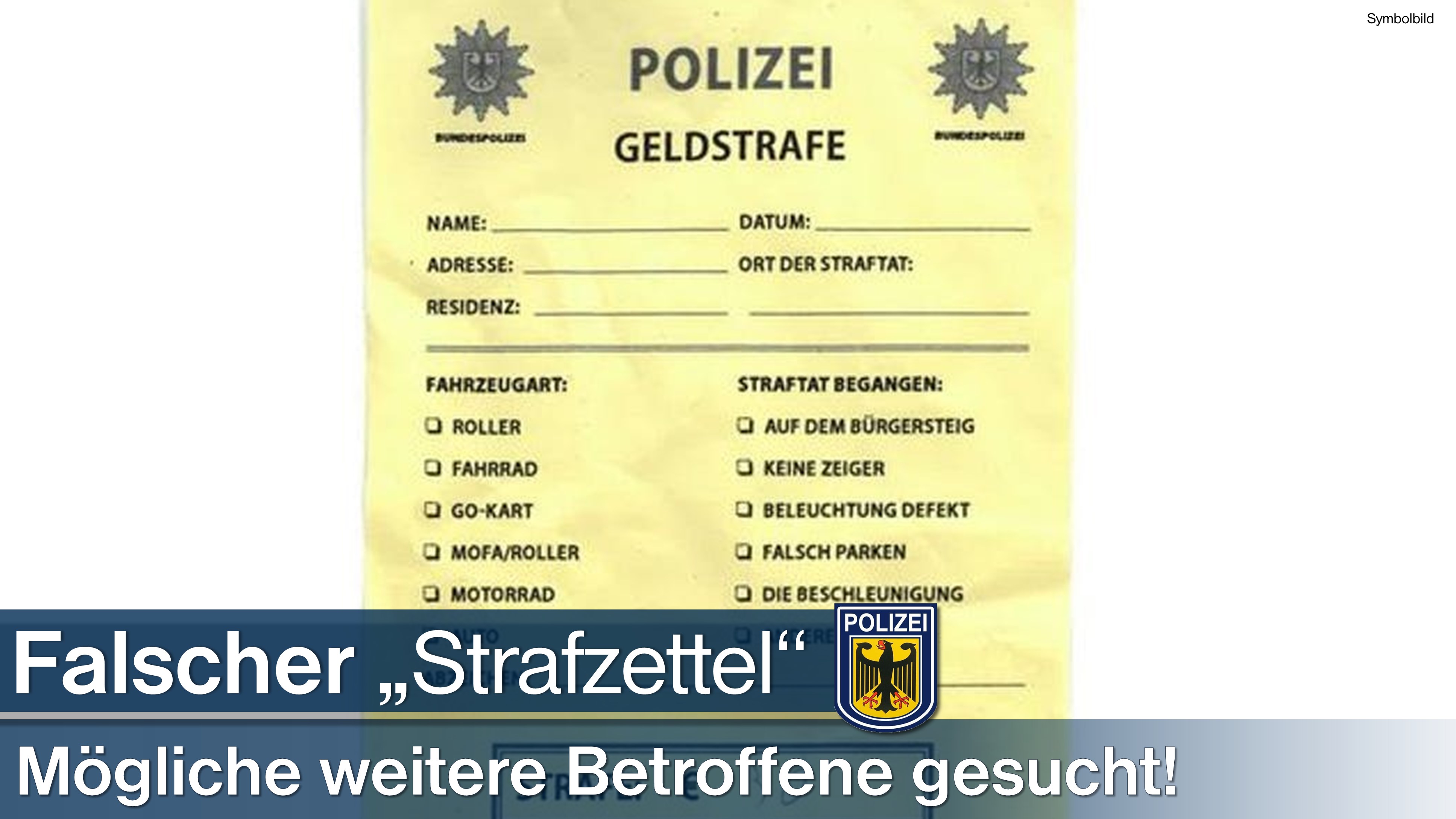 Bundespolizei Baden-Württemberg on X: Laut Strafzettel sollte