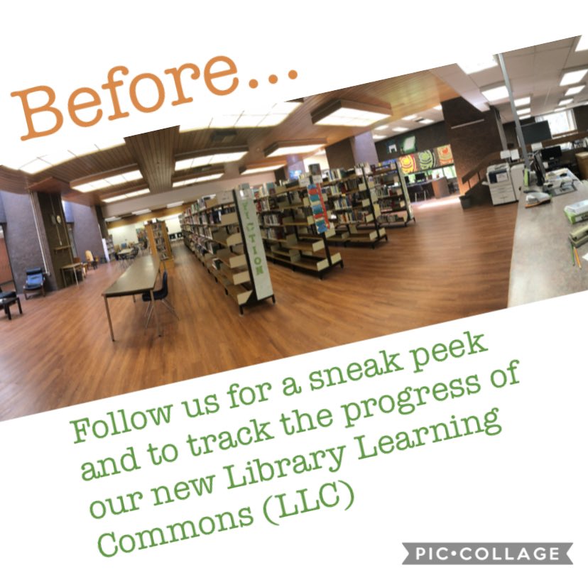 Welcome Back North Park!!! Need some good news? Follow us on Twitter and Insta (northparkllc) for exciting updates on our newly renovated Library Learning Commons (LLC) #gedsb