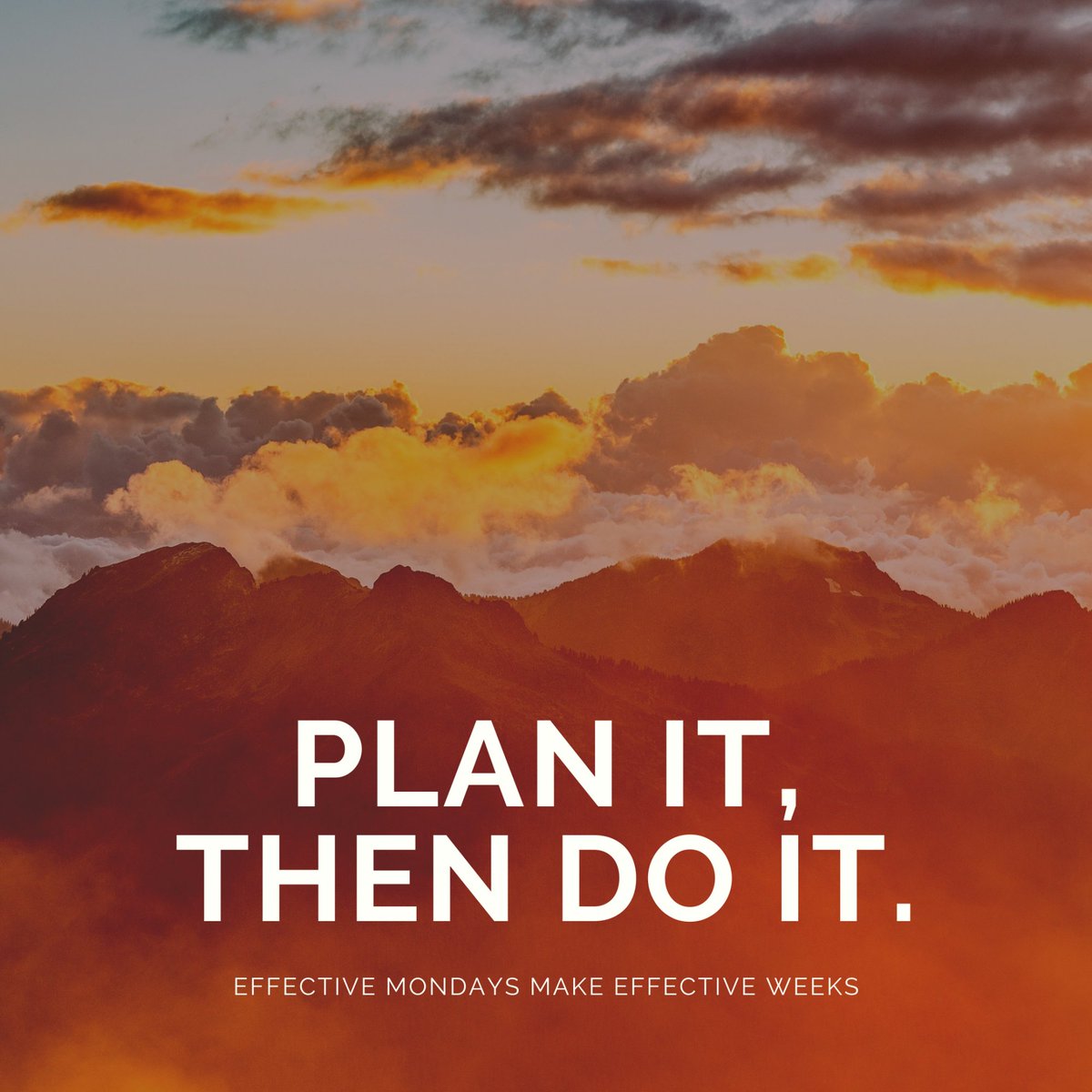 suzanbafford's tweet photo. It’s a new week! Have lots to do? Plan it, then do it. Effective Mondays make effective weeks.
#happymonday #effective #planitdoit https://t.co/wROaezCJJm
