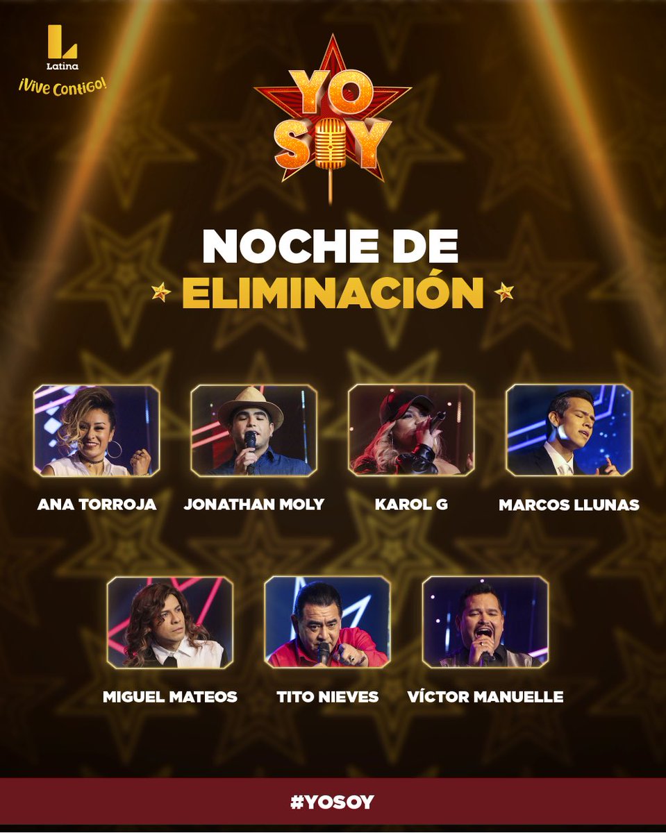 RayoEnLaBotella's tweet photo. ¡Hoy no vale equivocarse! 💪🎙
7 subirán al escenario, pero solo 5 continuarán en competencia.
¿Te vas a perder esta 2da noche de eliminación? 😱😥
#YoSoy a las 8:30 p. m. por @Latina_pe https://t.co/6NpdTGBhXM