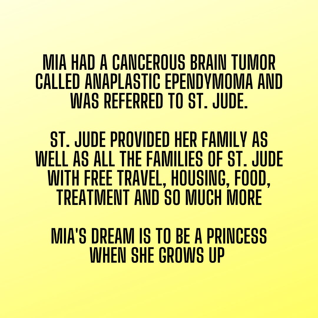 SIUEutd's tweet photo. Your donation can help families like Mia’s every day! Register using the link in our bio and start fundraising today! Swipe to read more about Mia 💛 https://t.co/fLVSKXkygQ