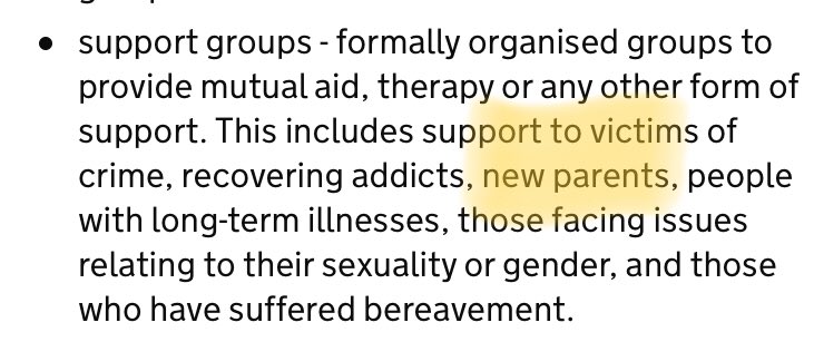 We welcome changes to the guidance today that make it clear that support for new parents is exempt from the “rule of 6”

gov.uk/government/pub…