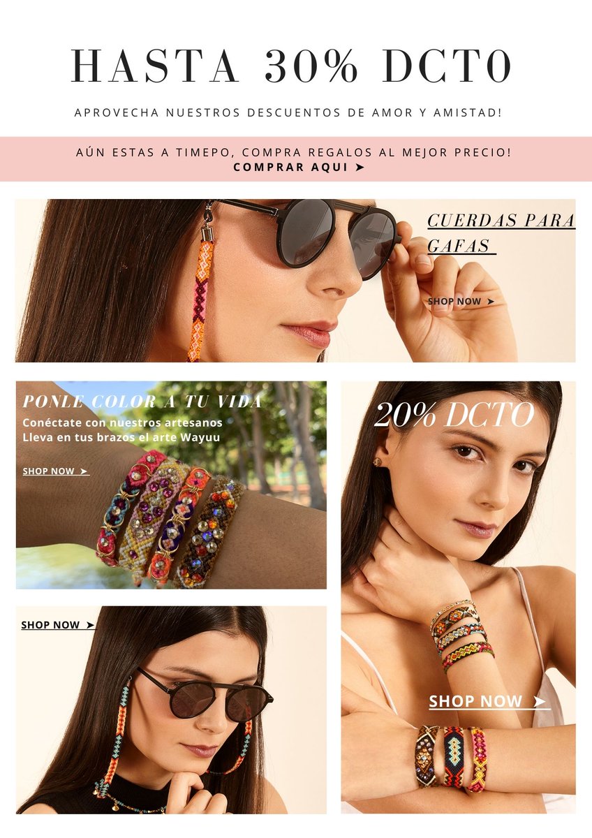 Castellanoeo's tweet photo. 💗 Aprovecha, Hasta 30% DCTO! En pulseras y 15% DCTO carteras! - https://t.co/lKeQHOqMLG https://t.co/Wt0fmK67lJ https://t.co/NCRNIxeL82
