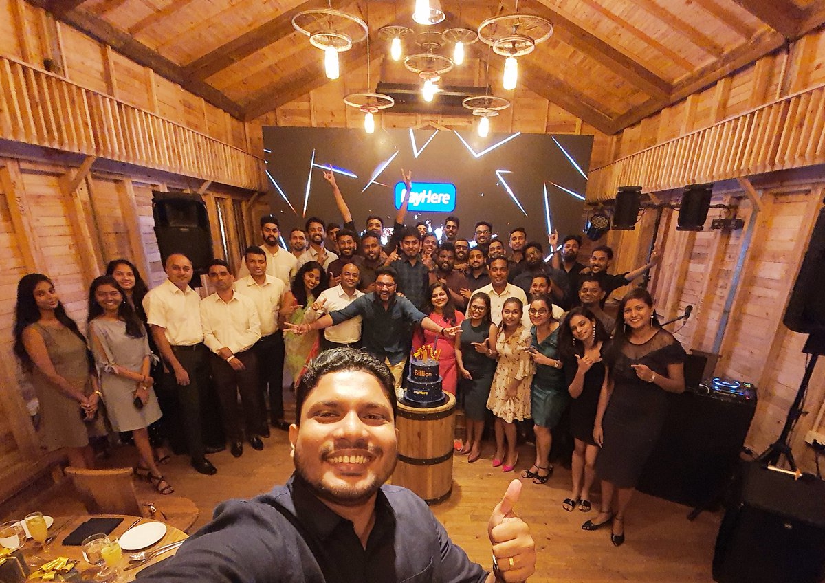 DhanikaPerera's tweet photo. We celebrated our #1Billion #Milestone of #PayHere with all our partner teams from Sampath, NTB, Frimi, Genie, eZcash, Bhasha & EmergingMedia, appreciating their contribution towards our collective success. ❤️
#ThanksABillion #DigitizingPayments #BeTheChange https://t.co/04hpp43TKg