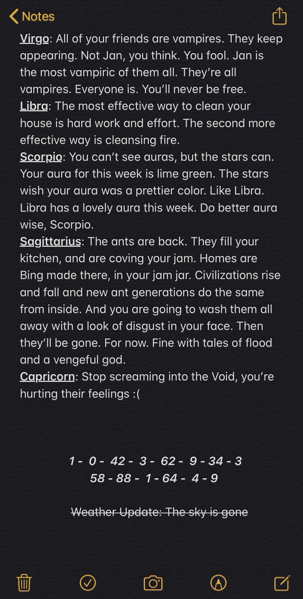 NotesHoroscope's tweet image. Horoscopes for the week of September 14th