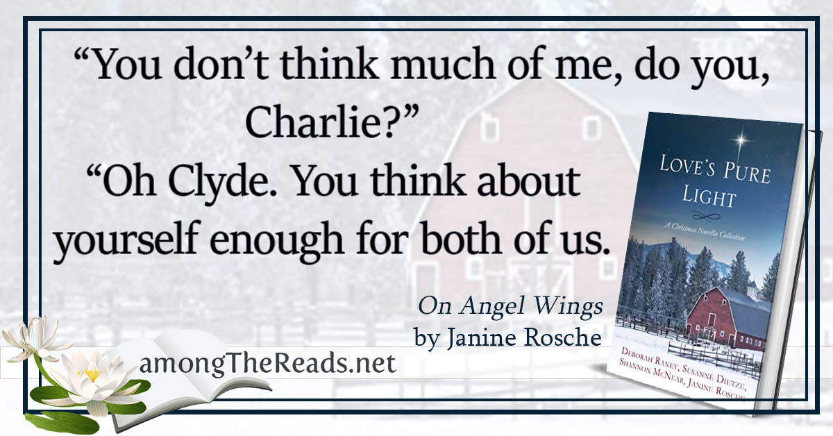 amongthereads's tweet photo. “You don’t think much of me, do ... - #LovesPureLight by Susanne Dietze, Shannon McNear, Deborah Raney, Janine Rosche @SusanneDietze @ShannonMcNear @AuthorDebRaney @janinerosche #ReachforaRoschebook @barbourbuzz #NetGalley #ChristmasRomance #bookishlife https://t.co/XOMwvJasJI https://t.co/8emdMTcDe0