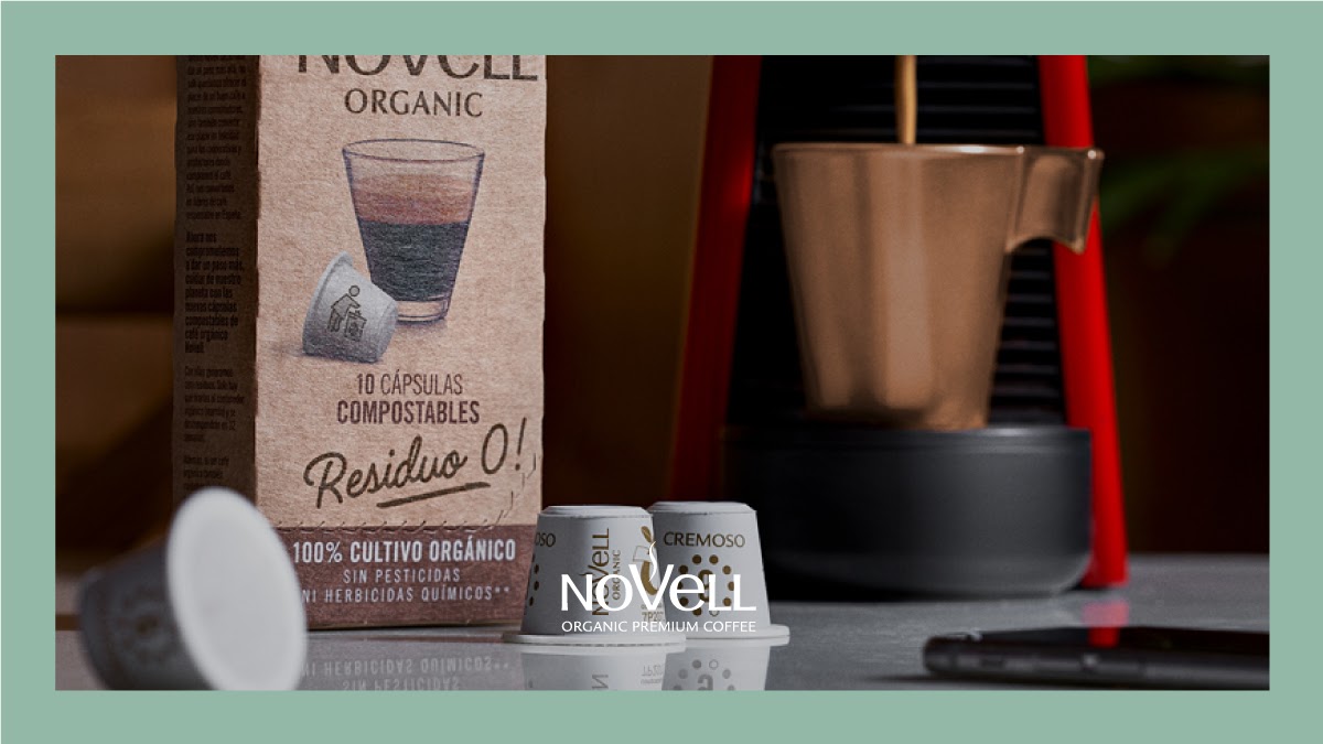 CafesNovell's tweet photo. Fa un any llançàvem les nostres càpsules #Residu0 al mercat. 

Durant tot aquest temps, hem aconseguit eliminar més de 5 milions de càpsules de plàstic i alumini del medi ambient i les hem substituït per càpsules 100% compostable 💡☕

Gràcies #CoffeLovers! 🥰 https://t.co/M8Nw1buOm2