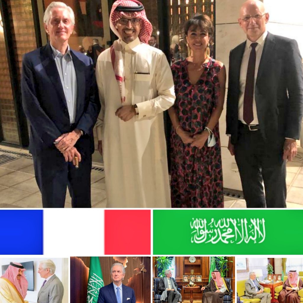 SauidiG's tweet photo. The Saudi Investment Groups Head of Board of Directors HE AlWaleed AlDahash AlTuwaijri Attend,participated to a Farewell Reception in the honour of HE Francois Gouyette France Ambassador In Riyadh- KSA

HE Will Take His New Position as Ambassador Of France In Republic of Algeria. https://t.co/hVNljVoS9i