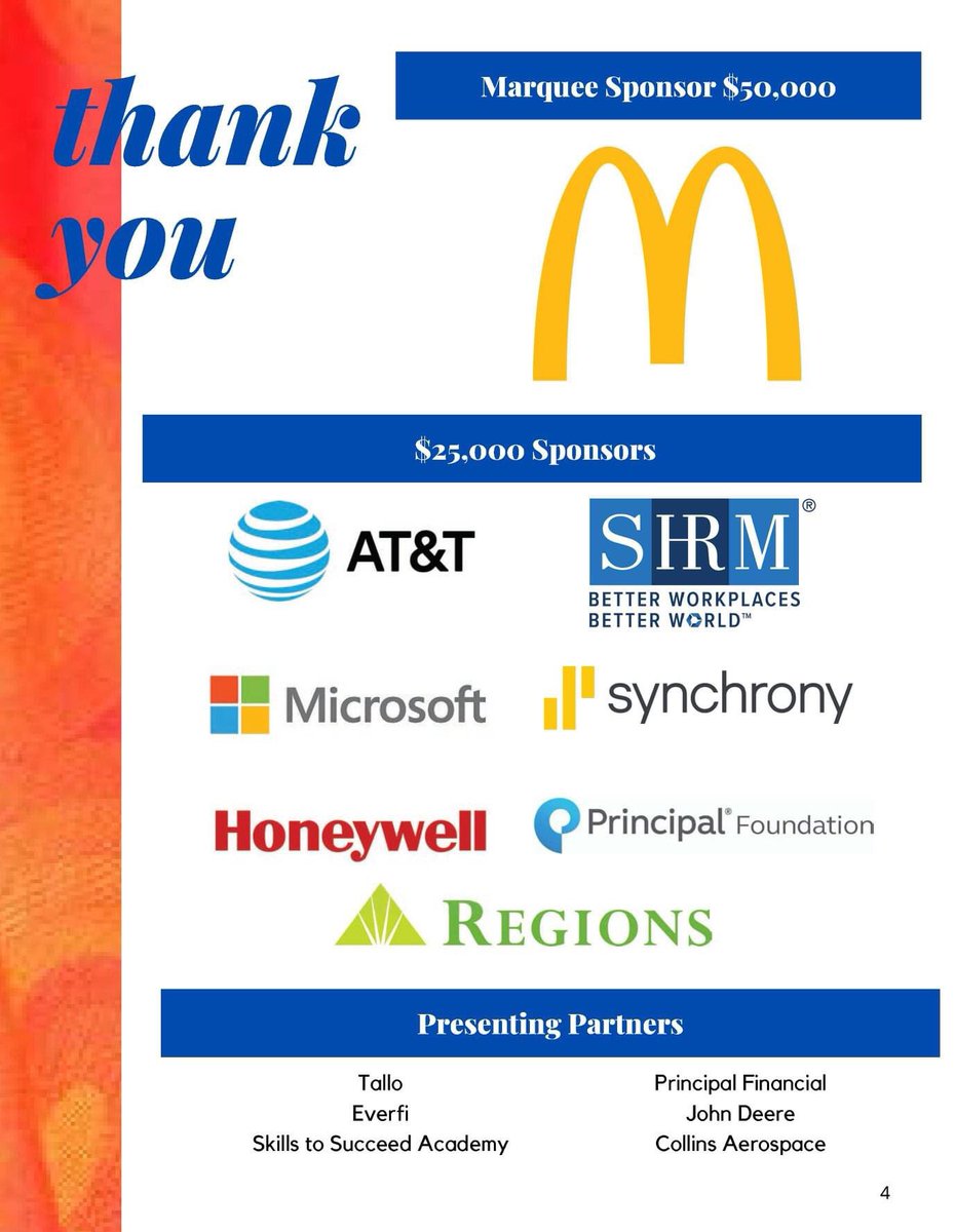 JAGkentucky's tweet photo. A huge thank you to our #VNTS2020 Sponsors! Thanks to you we were able to have 1,300+ attendees across the JAG states come together virtually!
 McDonald's, Society for Human Resource Management (SHRM), Honeywell, Microsoft, AT&amp;T, Synchrony, Principal Financial Group, Regions Bank https://t.co/umosqZQUi4