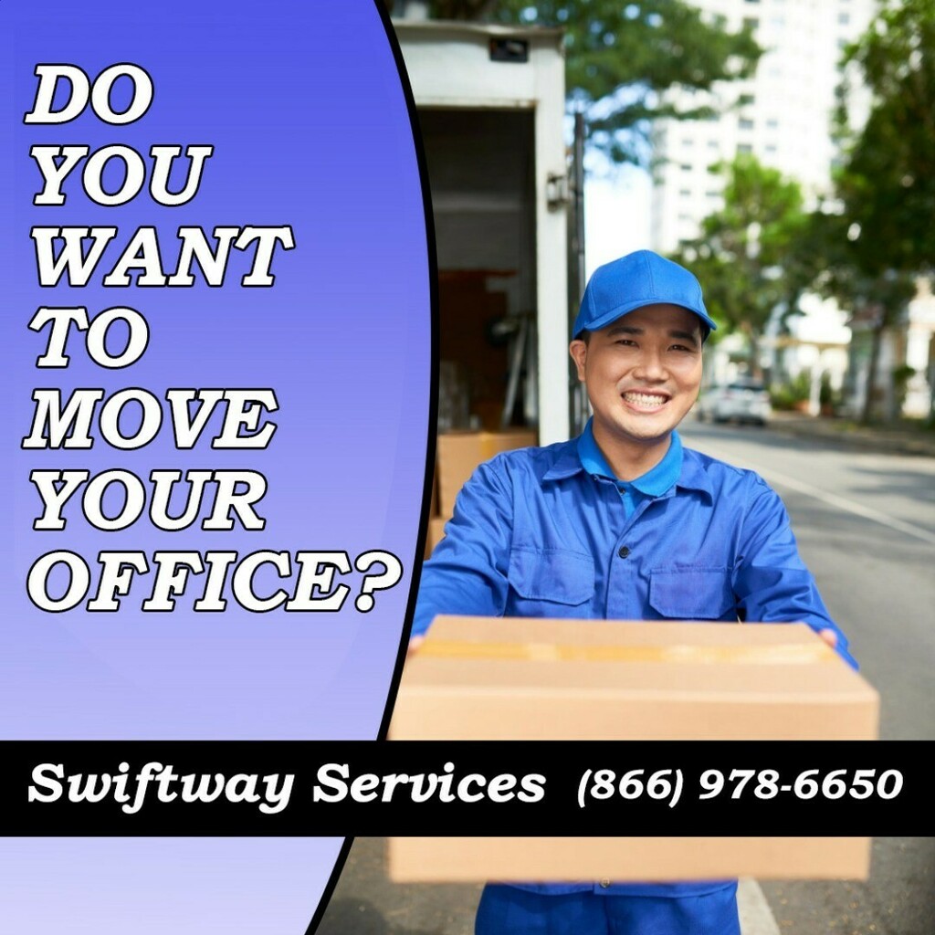 SwiftwayL's tweet image. Do you want to move your office? Trust our expert team to do the job you need them to do.

Just keep us in mind .We are a phone call away.

For more details Call Swiftway Services today at (866) 978-6650 or 

visit our website: ift.tt/34hH09d
#swiftway