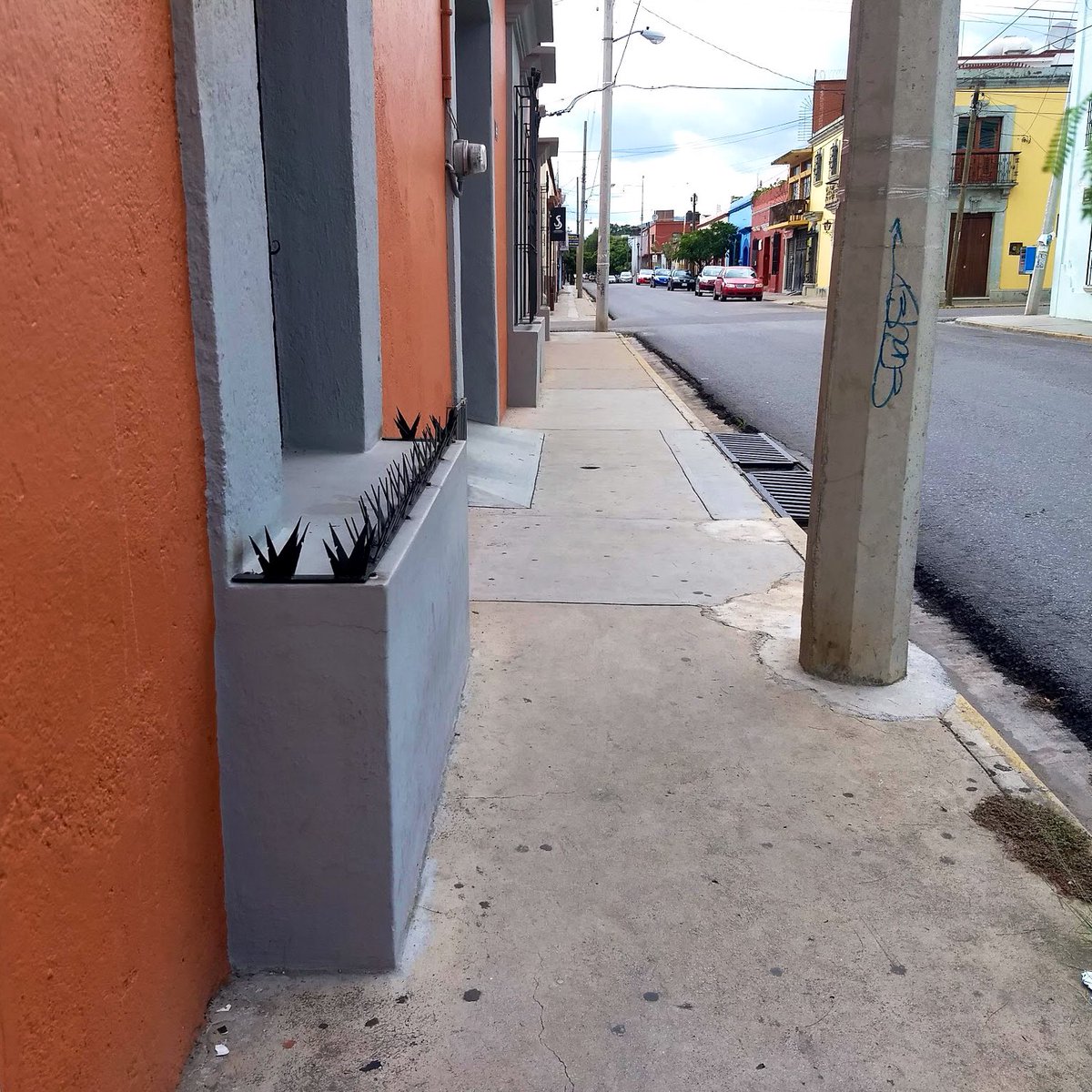 PeatonVigilante's tweet photo. #CuidadoPeatón, PCD y usuario de la vía pública, si te tropiezas te puedes lastimar. 

Instalación de #AccesorioPeligroso por vecino. 

Esq. Vicente Guerrero y M. Doblado, Centro Histórico, #Oaxaca 
@MunicipioOaxaca @AtencionMunOax @PcMunOax @gsvOax @UrbanosOax https://t.co/mfVgrHGXm6
