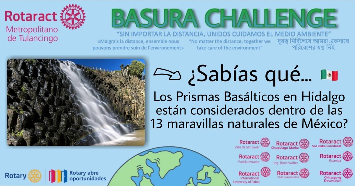 rotaractmett's tweet image. ¿Sabías qué....

Seguimos con la actividad de Basura Challenge con nuestros amigos de Venezuela 🇻🇪 Bolivia 🇧🇴 Perú 🇵🇪 Costa Rica 🇨🇷 Marruecos 🇲🇦 Bangladesh 🇧🇩 México 🇲🇽?

#RotaryConectaElMundo 
#SinImportarDistaciaTodosUnidos 
#D4170