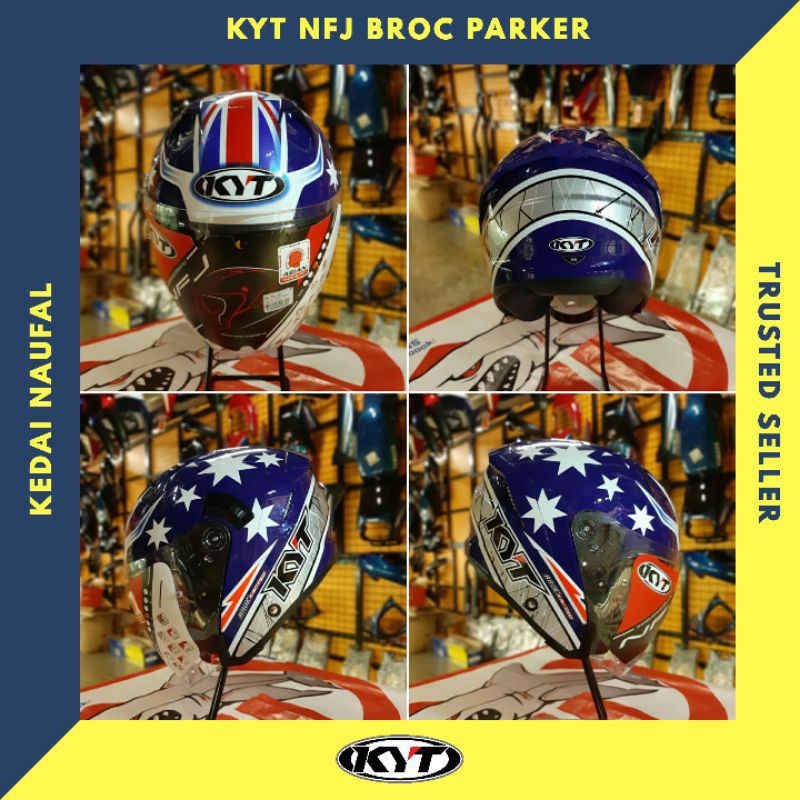 RezaKema's tweet photo. I'm selling [READYSTOCK] KYT NFJ DOUBLE VISOR... for RM437.50. Get it on Shopee now! https://t.co/Kfu8XbRAMa #ShopeeMY https://t.co/sJWemUo38U