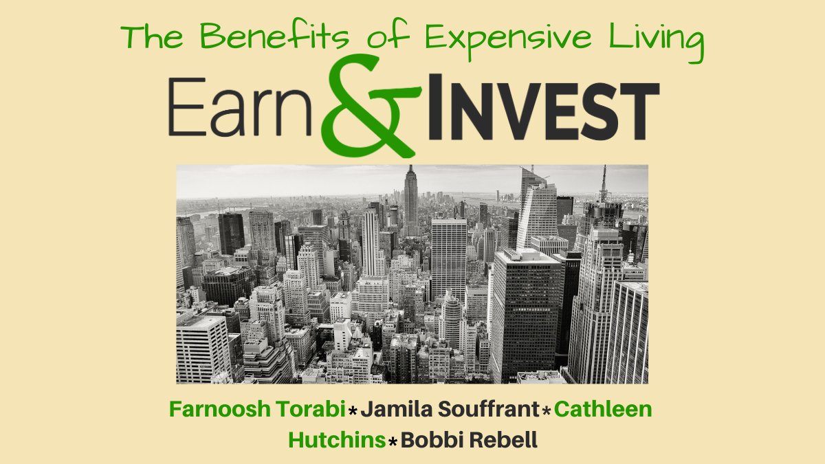 earnaninvest's tweet photo. Is it time to dump #HCOL areas? New #podcast episode today! Explore this w/ @FARNOOSH @bobbirebell @JourneyToLaunch & Cathleen Hutchins!
Link: https://t.co/2JMQMc00nx Subscribe to #earnandinvest on @Apple @Stitcher @Spotify
#personalfinance #FinancialFreedom https://t.co/HHr2VmwUWs