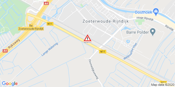 Melding ongeval Rijndijk