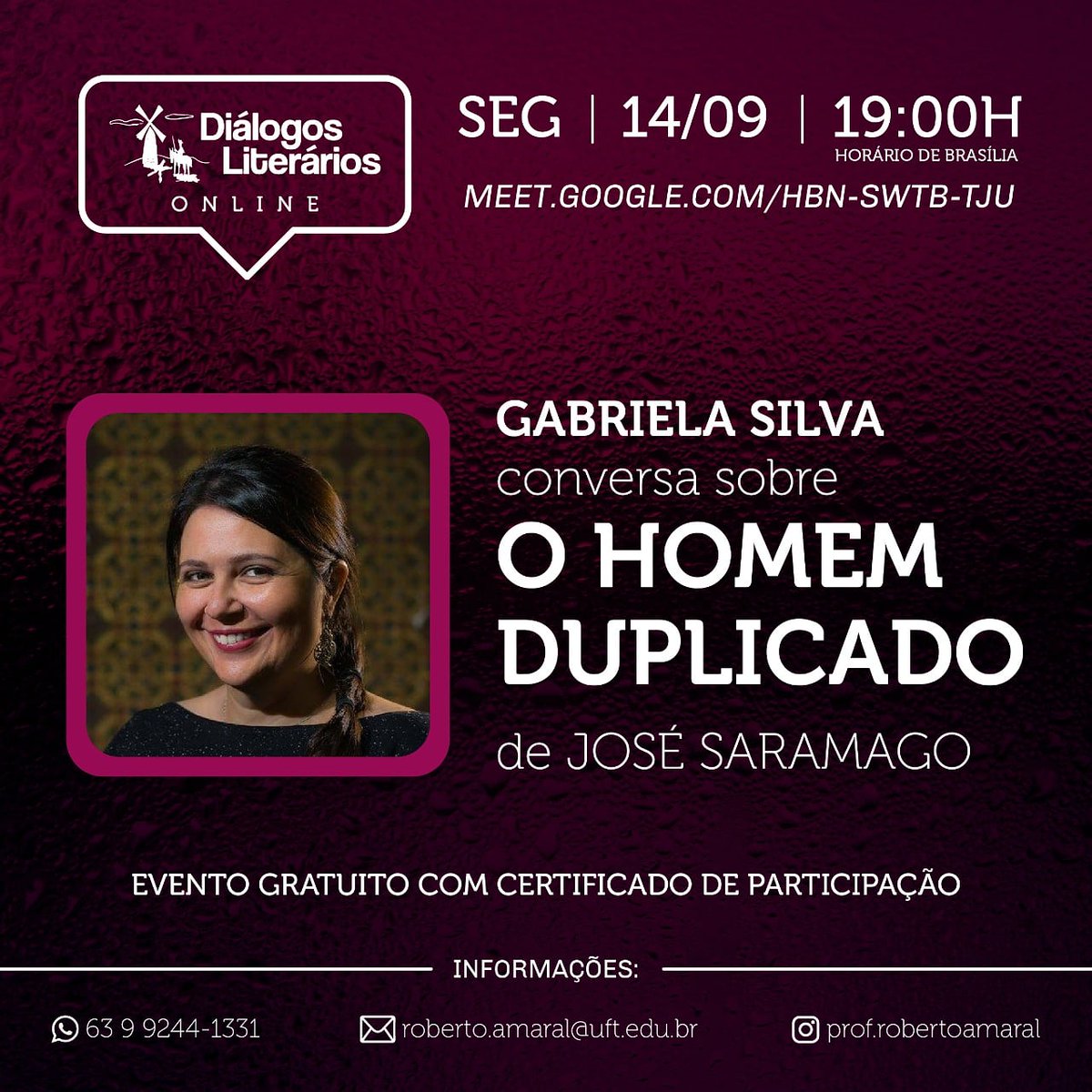 srtaparker's tweet photo. Hoje, às 19:00: O hom duplicado. https://t.co/bQNdBaxVhu