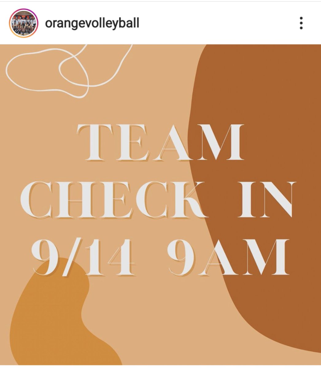 OrangeHS_Vball's tweet photo. Look out for the zoom link! 🍊🏐 https://t.co/Ako9bR3s6t