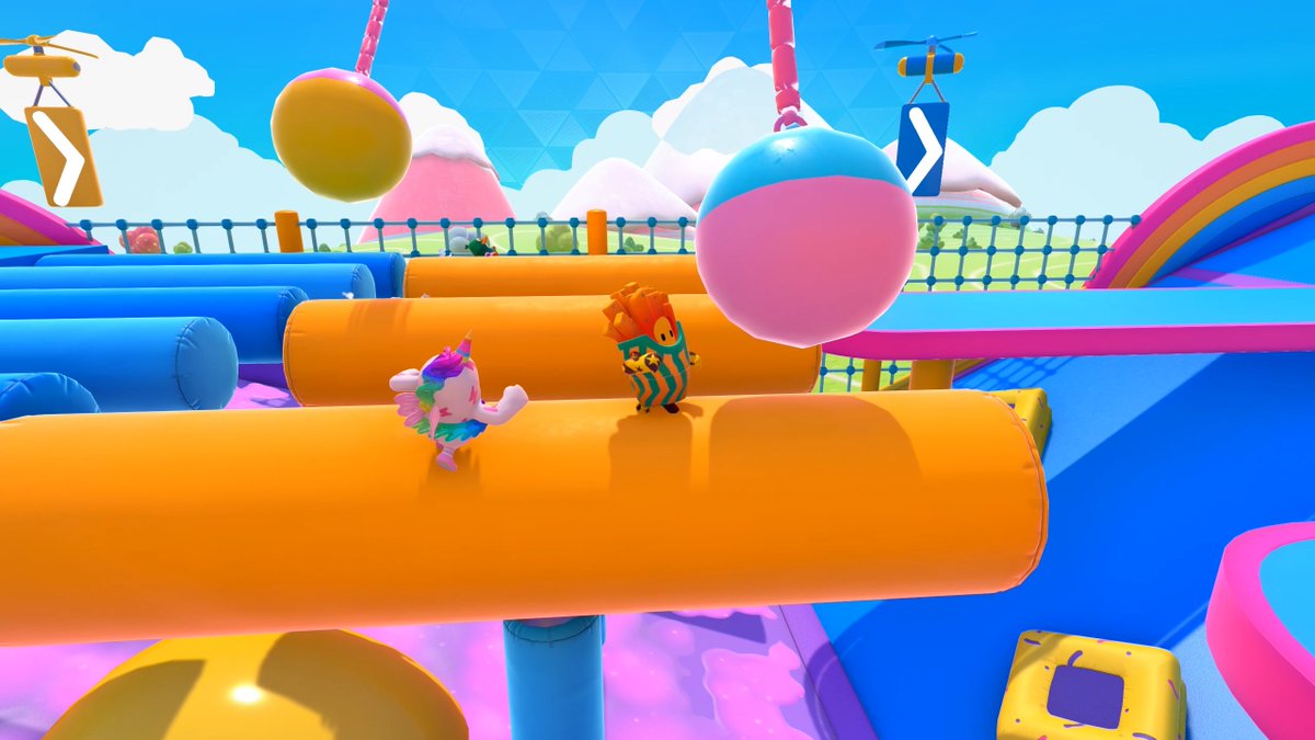 FallGuysGame's tweet photo. Here's some sneaky screenshots from the upcoming Fall Guys Update

I've been calling the update: 
BIG YEETUS AND ANTI-CHEATUS

Also check out Big Yeetus' friends... 
THE WATERMELON CREW

1 Retweetus = 1 Big Yeetus https://t.co/i8NUo4GSzp