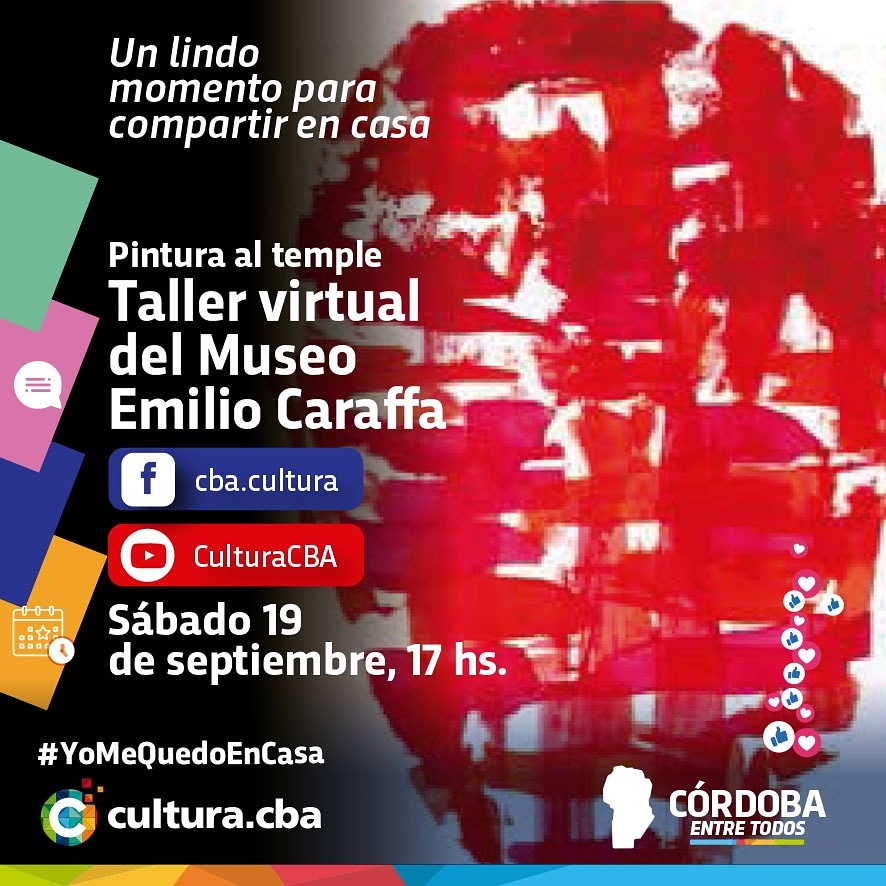 MuseoCaraffa's tweet photo. #Agendalo El sábado 19 de septiembre a las 17 hs lanzamos una nueva actividad para realizar en casa y te enseñamos el paso a paso para realizar la técnica de pintura de temple al huevo.
.
#mecdigital #MECeducación #actividadesencasa #CulturaEnCasa #noscuidamosentretodos https://t.co/Wz8TCmZ8bk