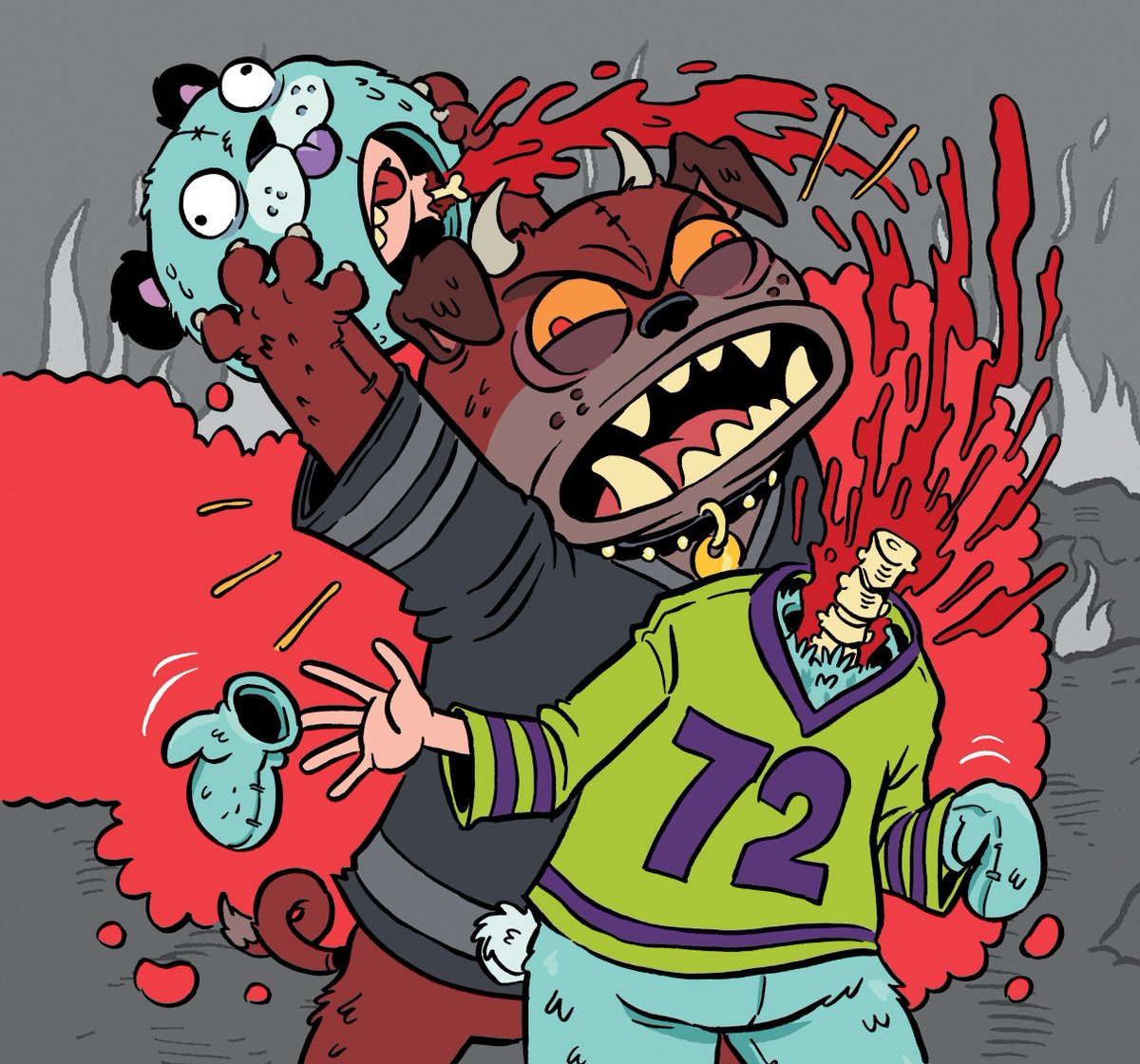epicspellwars's tweet photo. Show some school spirit, RAWWWRRRGGG!!! 🐶 What was your high school's mascot? #HellHighHellHound #HijinxatHellHigh https://t.co/VAxA6ZDjoV