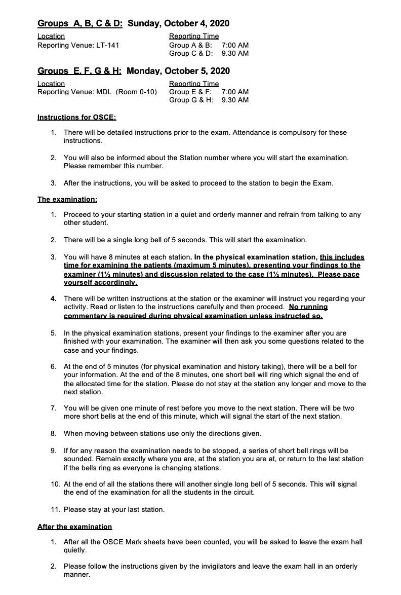 hscbatch2013's tweet image. Medicine department guidelines