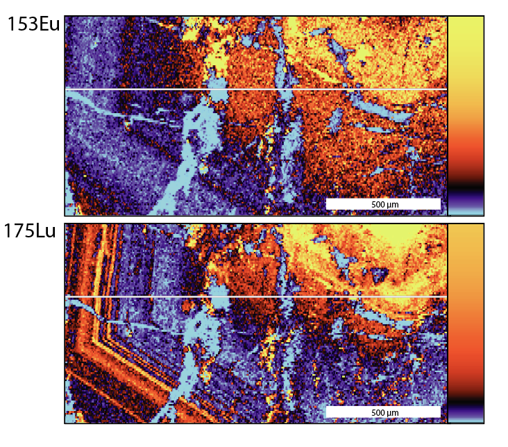 Reason 2 for  @MineralCup: You can measure trace element in incredible detail with laser ablation systems. Oscillations in  #garnet as recorders of pressure cycling?! Fluid cycles?! WOW! Who knows what we'll discover!? 