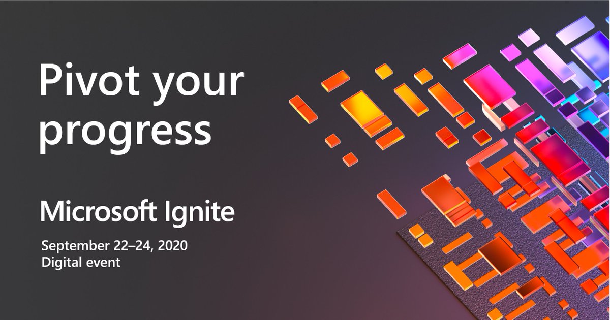 msdev_dk's tweet image. Join #Microsoft Ignite - September 22–24, 2020 | Digital event msft.it/6019TtU5B 
#msdevdk #Azure #Developers