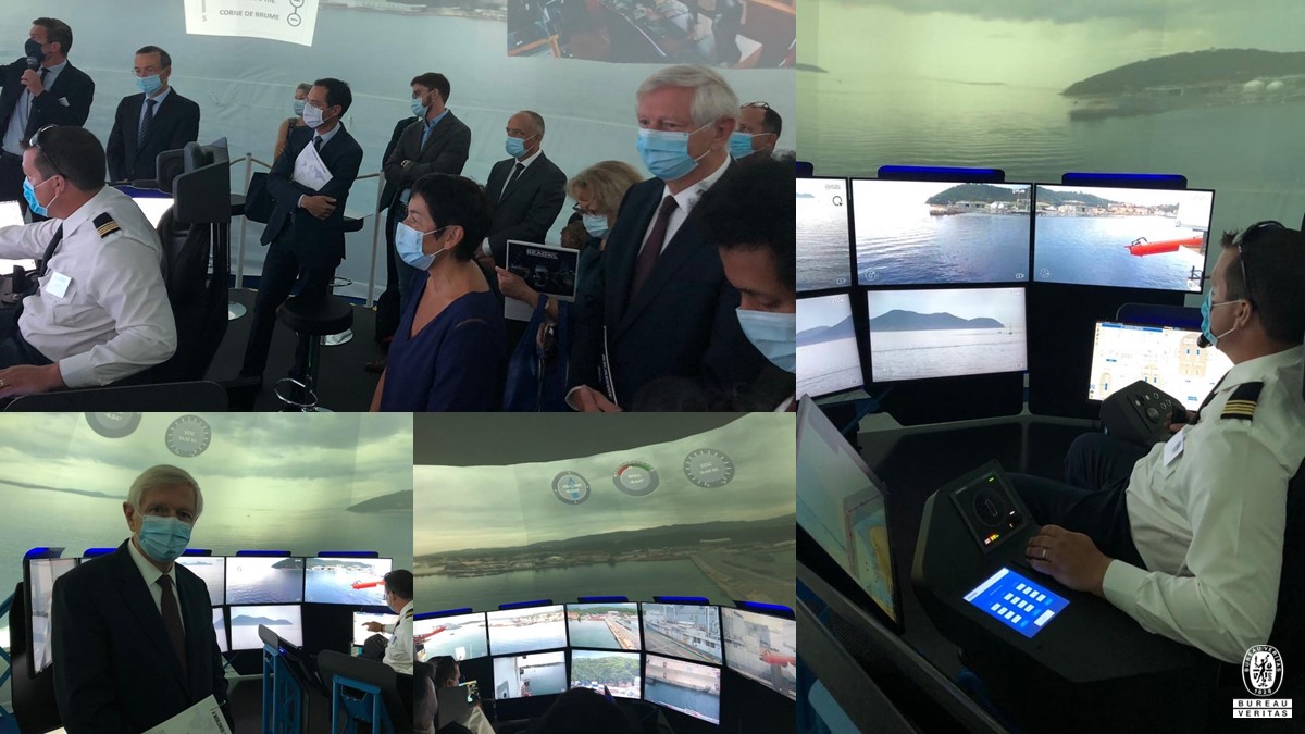 Impressive demonstration of <a href="/SeaOwlGroup/">SeaOwl Group</a> vessel remotely operated by satellite with <a href="/AnnickGirardin/">Annick Girardin</a>, Minister of Marine Affairs and Matthieu de Tugny, EVP M&amp;O at BV. We are proud to have conducted the in-depth risk assessment for this project. #ShapingaWorldofTrust #Marine